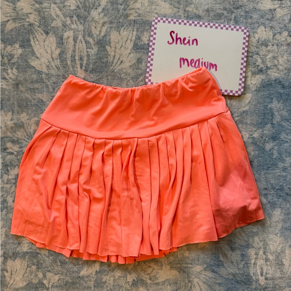 SHEIN Vibrant Orange Mini Skirt